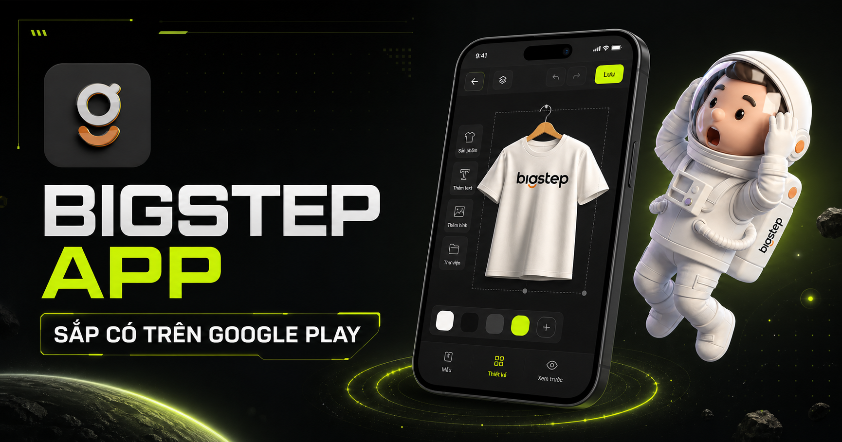 Hình giới thiệu ứng dụng Bigstep