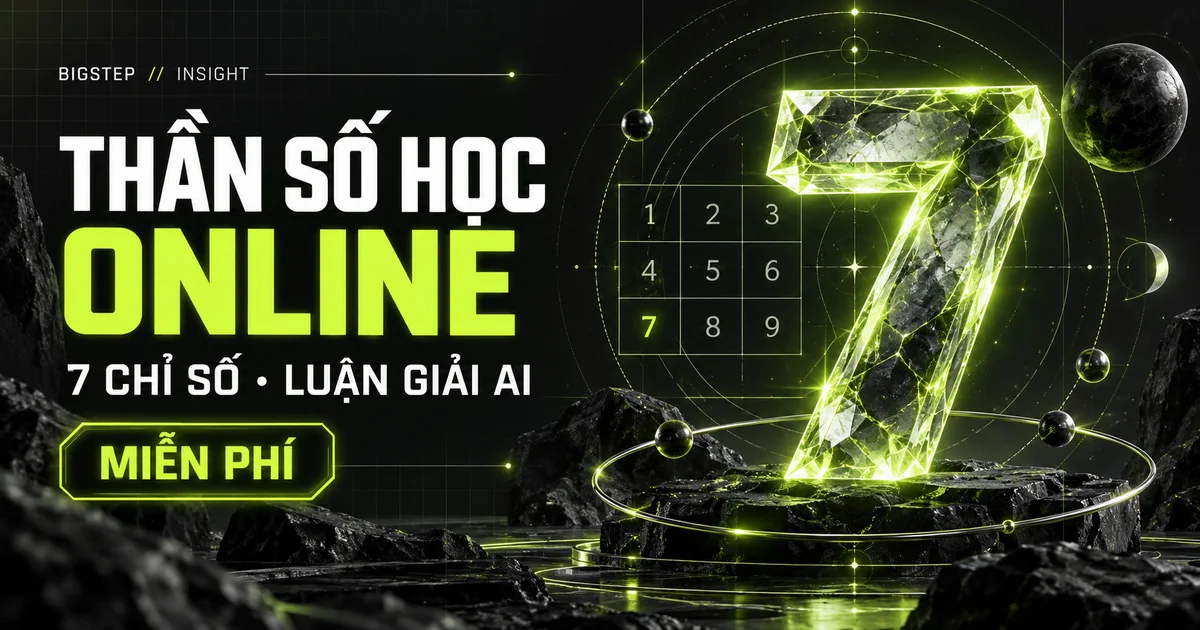 Thần số học online: 7 chỉ số và luận giải AI
