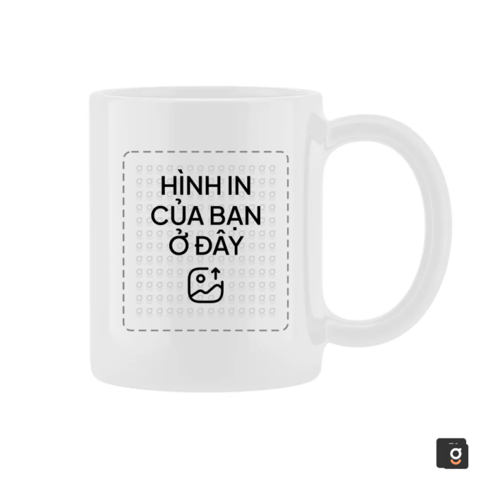 Cốc Trắng In Hình Theo Yêu Cầu