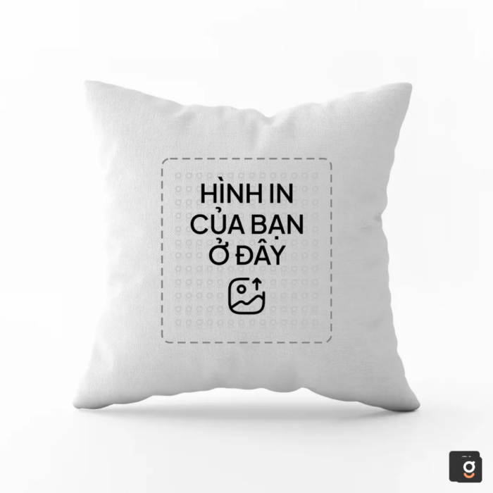 Gối Vuông Trang Trí 45x45cm - In Hình Theo Yêu Cầu