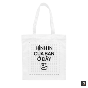 Túi Tote Canvas 33x38cm - Chất liệu Canvas bền đẹp - Bigstep