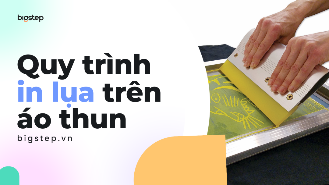 Quy trình in lưới trên áo thun