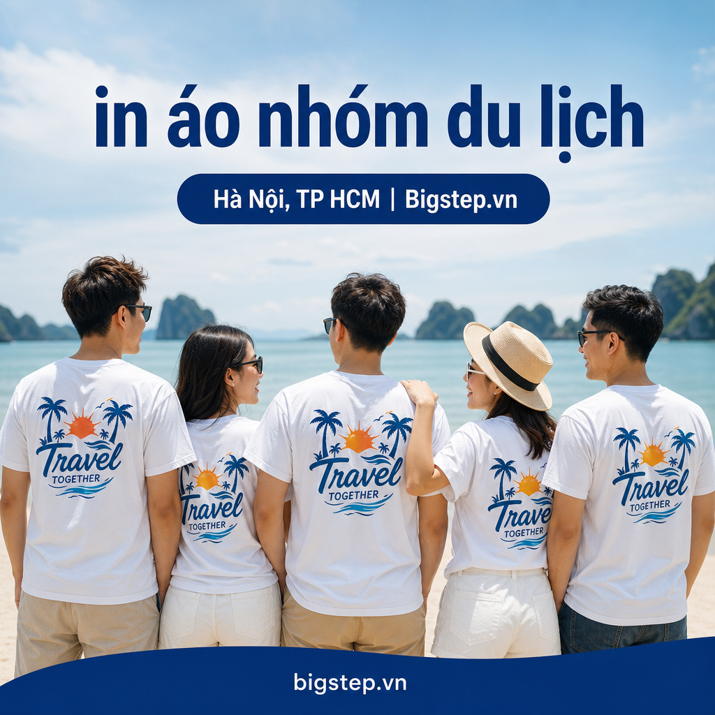 in áo nhóm du lịch illustration for In Áo Nhóm Du Lịch Chất Lượng Cao Giá Rẻ Uy Tín