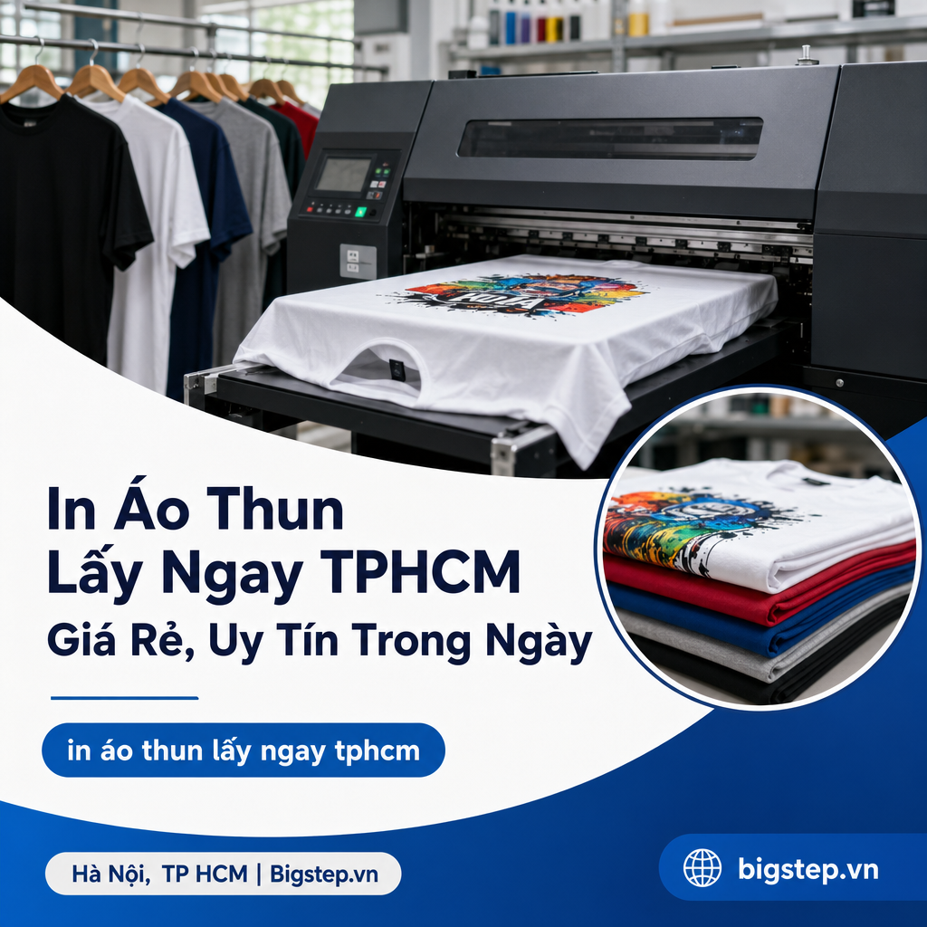 in áo thun lấy ngay tphcm illustration for In Áo Thun Lấy Ngay TPHCM Giá Rẻ, Uy Tín Trong Ngày