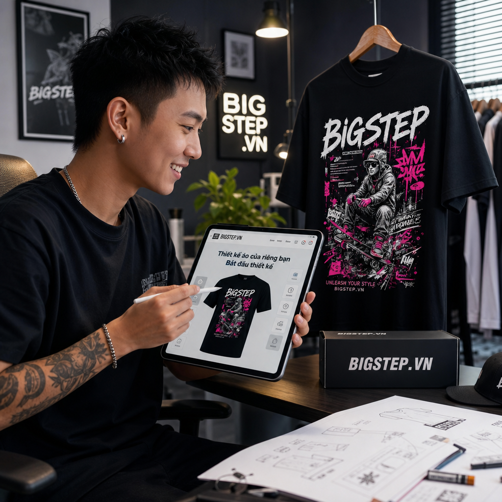 Thiết Kế Áo Lớp Online Với Công Cụ Thiết Kế Bigstep | In Áo Nhóm Nhanh, Đặt Hàng Ngay, In Áo Theo Yêu Cầu Không Cần Chờ Báo Giá