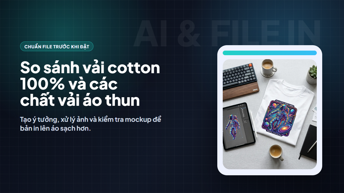 So sánh vải cotton 100% và các chất vải áo thun