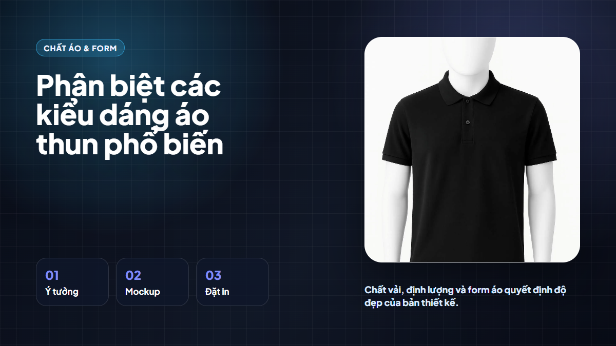 Phân biệt các kiểu dáng áo thun phổ biến