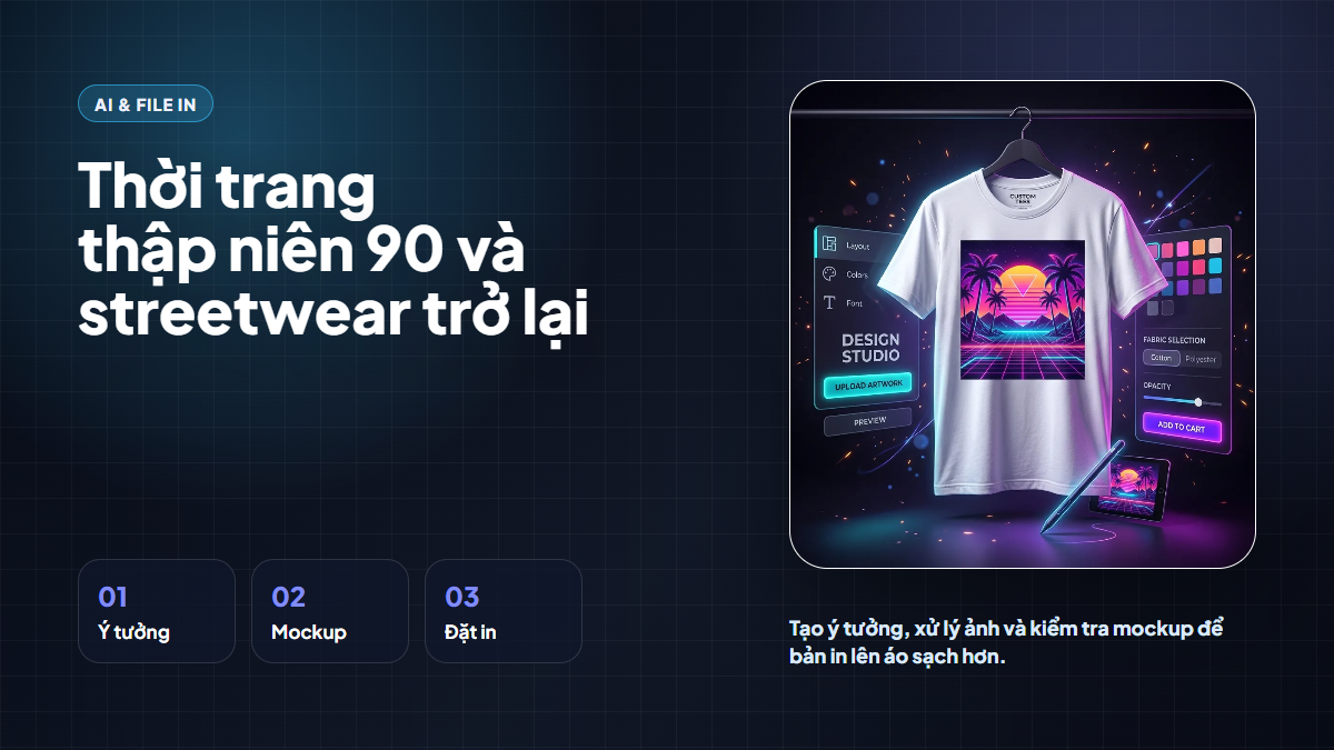 Thời trang thập niên 90 và streetwear trở lại