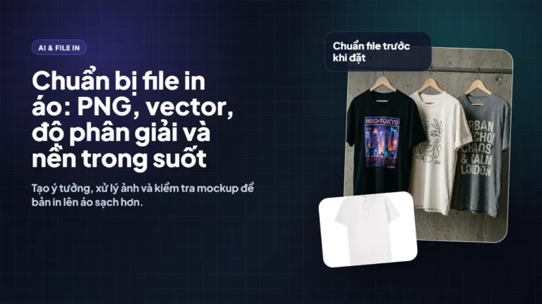 Chuẩn bị file in áo: PNG, vector, độ phân giải và nền trong suốt