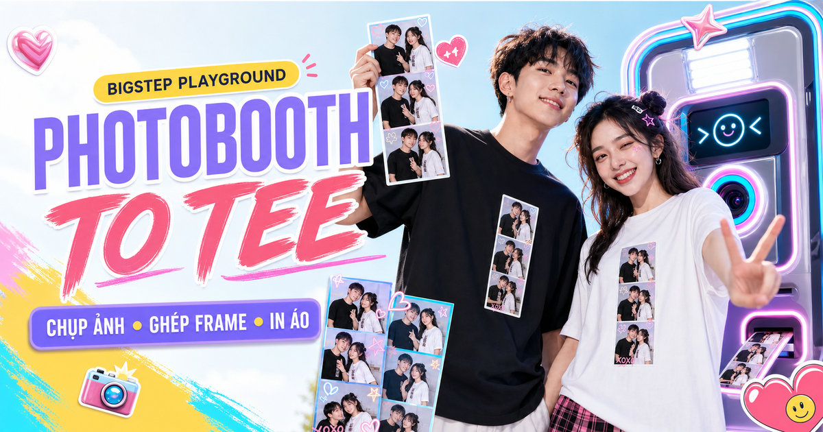 Cách tạo ảnh Photobooth Online trong Bigstep Studio