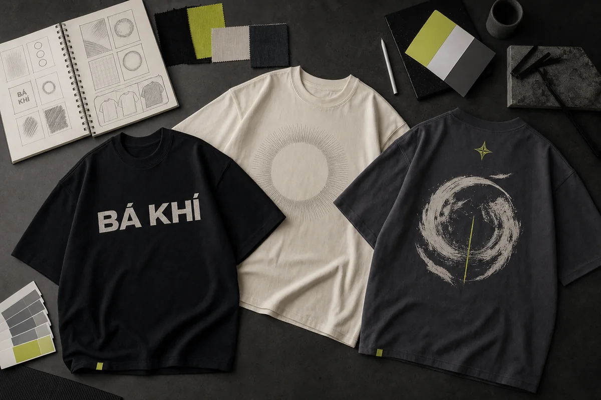 Ba mẫu áo custom lấy cảm hứng từ trend Bá Khí