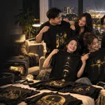 Nhóm bạn mặc áo custom đi concert BIGBANG Hà Nội 2026