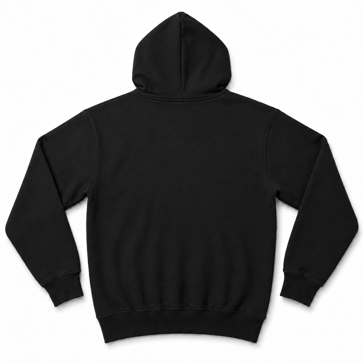 Áo Hoodie Zip K2 màu đen mặt sau