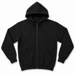 Áo Hoodie Zip K2 màu đen mặt trước