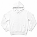 Áo Hoodie Zip K2 màu trắng mặt trước
