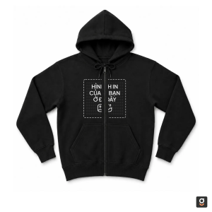 K2 Zip Fleece Hoodie 330GSM – Full-Zip Heavyweight Hoodie – Bigstep